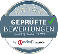 Geprüfte Bewertungen Badge