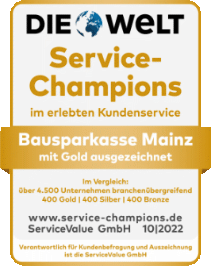 Die Welt - Bausparkasse Mainz Auszeichnung