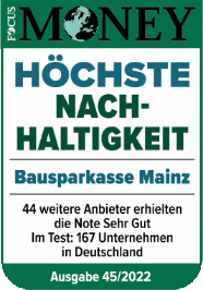 Focus Money - Bausparkasse Mainz Auszeichnung