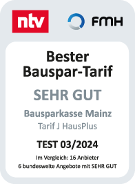 Bausparkasse Mainz: n-tv + FMH - Bester Bauspar-Tarif 03/2024