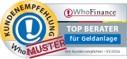 Siegel Top Finanzberater für Geldanlage 2026