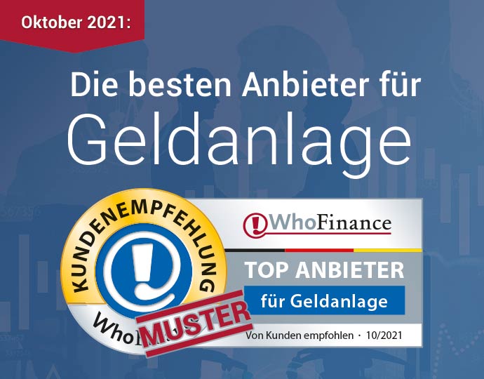 Die besten Anbieter für Geldanlage 2021