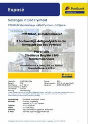 Bild des Angebots PREMIUM Kapitalanlage in Bad Pyrmont - 3 Objekte