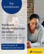 Postbank Modernisierungsdarlehen Bild des Angebots Postbank Modernisierungsdarlehen