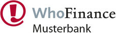 WhoFinance Musterbank - Muster-Filiale Logo