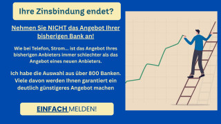 Ihre Zinsbindung endet - Sie benötigen eine Anschlusfinanzierung