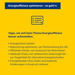 Energiesparen leicht gemacht