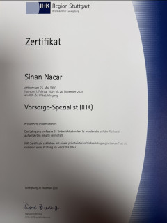 Vorsorge Spezialist (IHK)