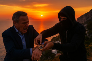 😱 Luxusraub auf Capri – 300.000 € Uhr vom Handgelenk gerissen!