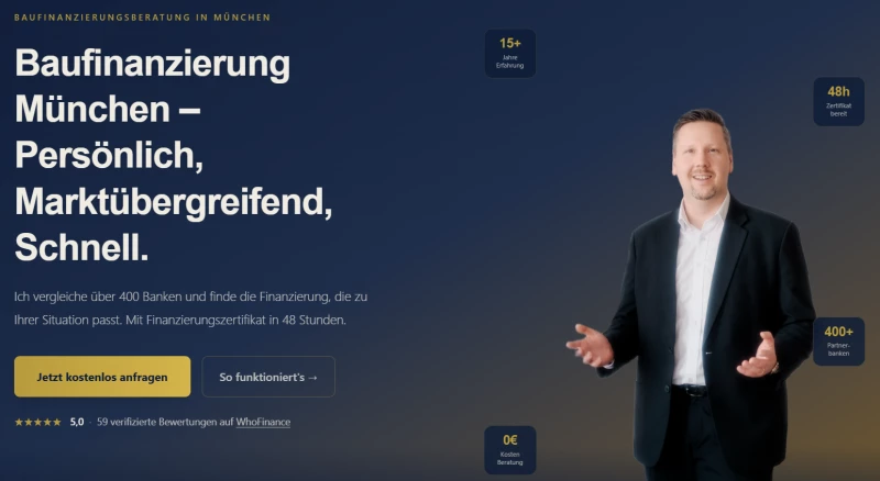 Neue Homepage - baufinanzierung-muenchen.com
