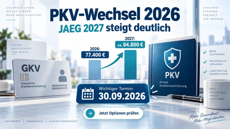 PKV Wechsel - wichtiger Stichtag 30. September 2026