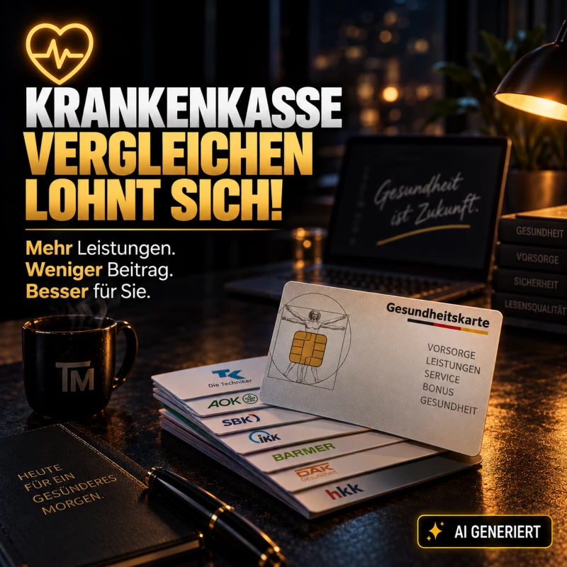 🎁 Gleiche Versorgung, weniger Beitrag? Jetzt Krankenkasse kostenfrei vergleichen!