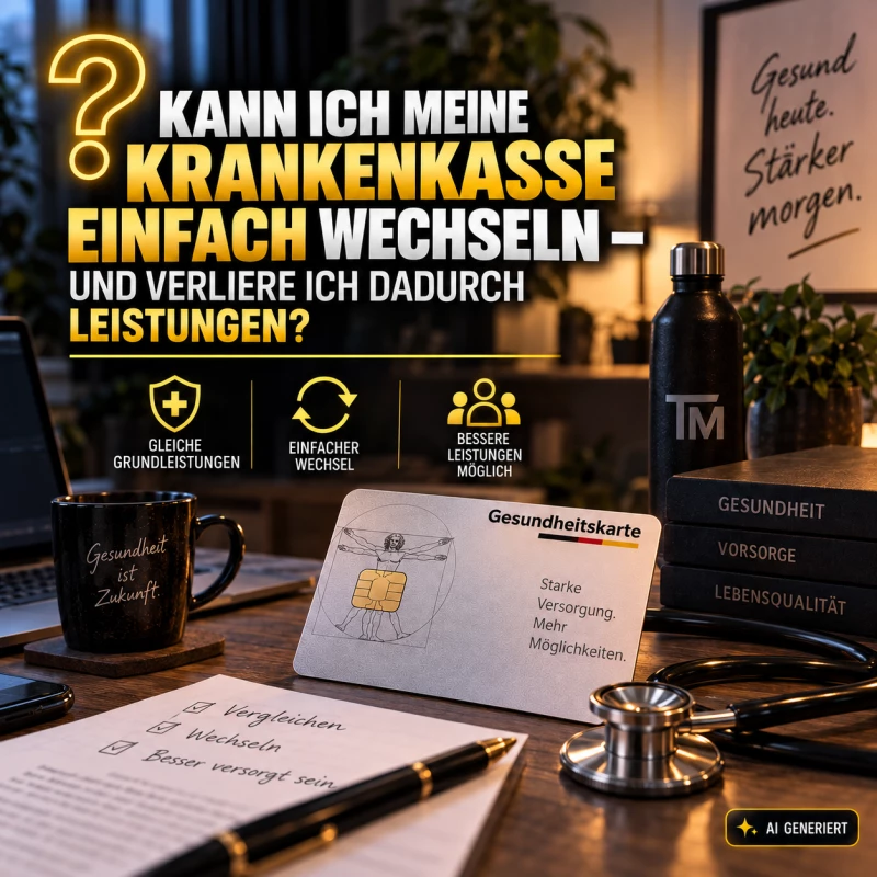 ❓ Kann ich meine Krankenkasse einfach wechseln – und verliere ich dadurch Leistungen?