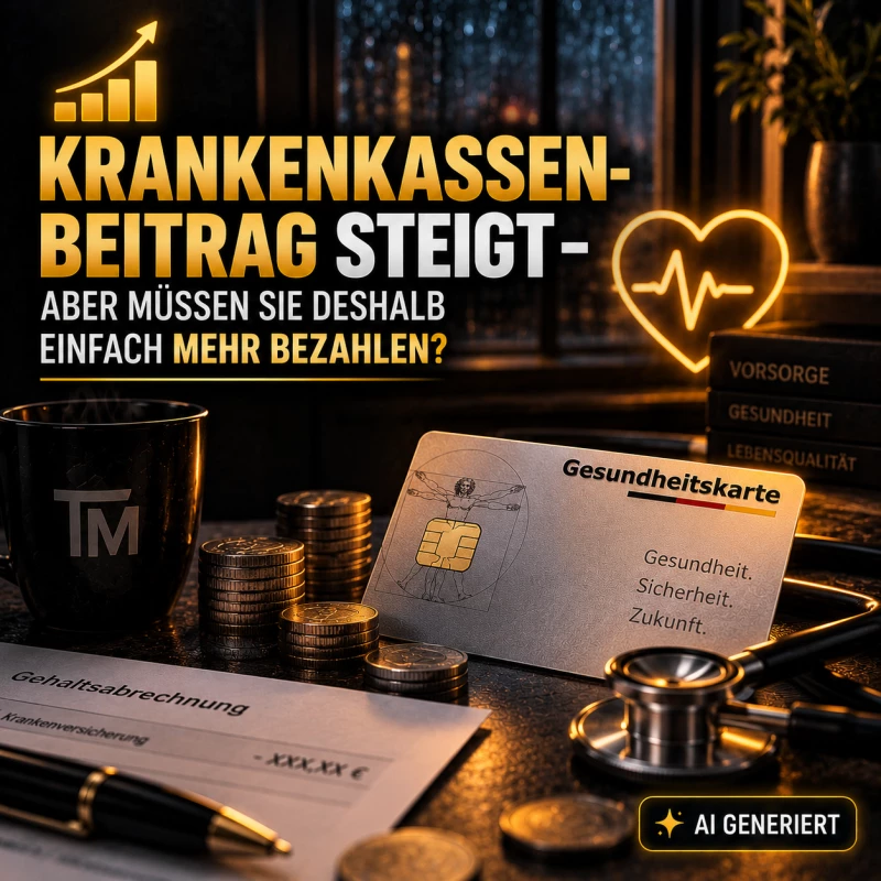 💸 Höhere Krankenkassenbeiträge: Warum sich ein Vergleich jetzt lohnt