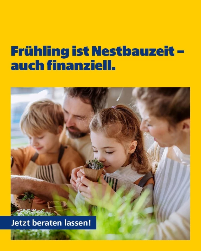 Frühling ist Nestbauzeit - auch finanziell.