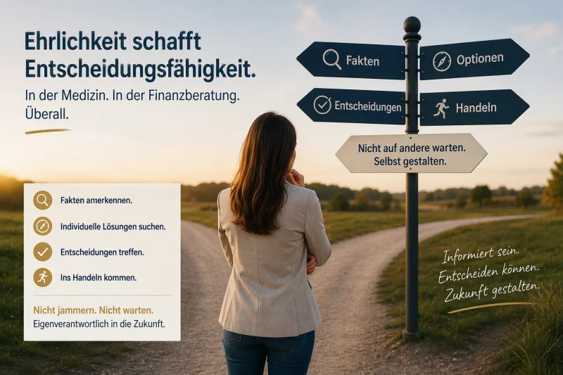 Ehrliche, fundierte Finanzberatung: Damit Sie entscheidungs- und handlungsfähig werden