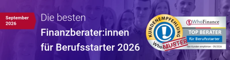 Top Finanzberaterin Berufsstarter 2026