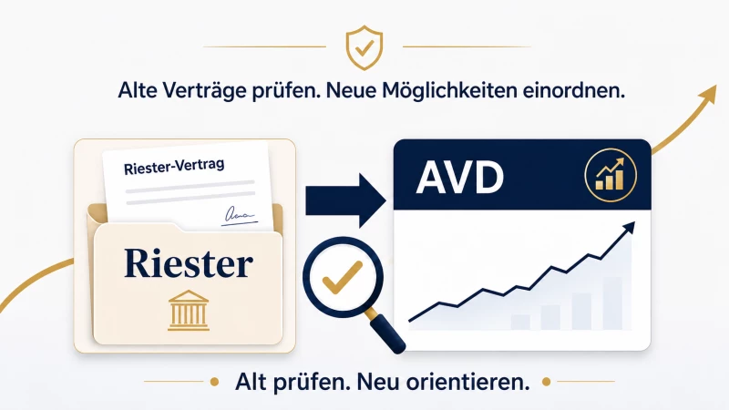 Riester & neues Altersvorsorgedepot