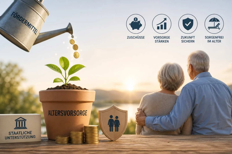 Fördermittel Altersvorsorge 2026 & 2027 für Angestellte: Ihr Guide zu bAV, Riester & Co.