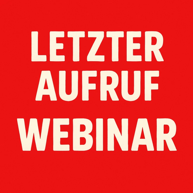 🎯 Letzter Aufruf: Webinar „Schneller schuldenfrei“ – diesen Mittwoch um 20:00 Uhr 🏡