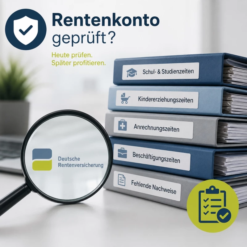 🔎 Ist Ihr Rentenkonto wirklich vollständig? Diese Formulare sollten Sie kennen.