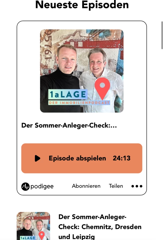 🏙️ Sommer-Anleger-Check: Sachsen im Fokus – Chemnitz, Dresden & Leipzig