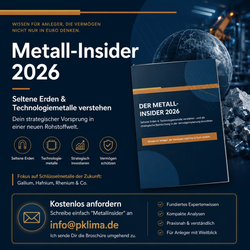 Metall-Insider 2026: Warum Seltene Erden und Technologiemetalle für Anleger immer wichtiger werden