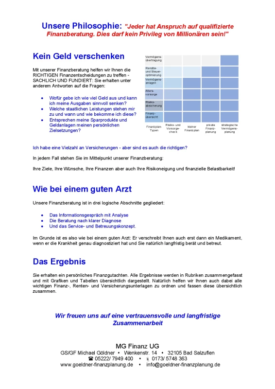 Wie läuft ein erstes Beratungsgespräch ab?