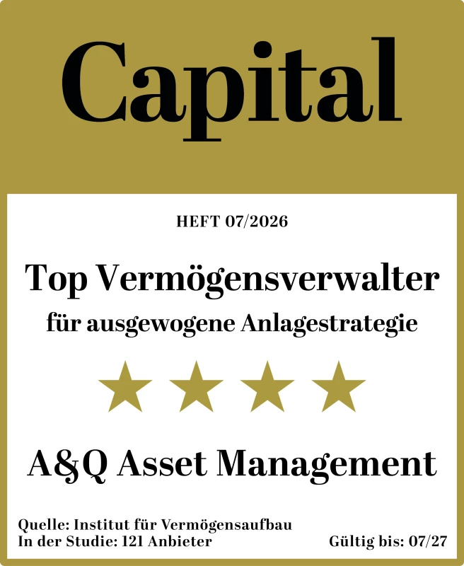 Erneut als Top-Vermögensverwalter ausgezeichnet! Capital 2026/27