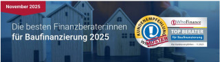 Zum fünften mal in Folge: TOP-Berater für Baufinanzierung