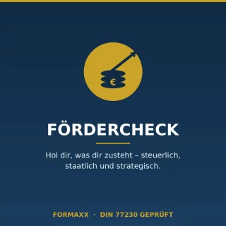 Fördercheck – hol dir, was dir zusteht