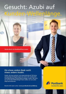 Vertriebsorientierte Ausbildung zum Bankkaufmann/frau + gar.Übernahme nach best.Prüfung