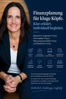 für AkademikerInnen aus MINT und Medizin: Finanzberatung strategisch, ganzheitlich, langfristig