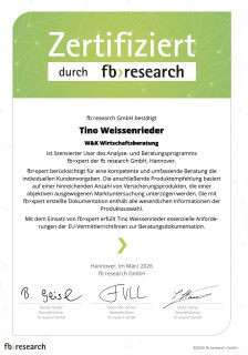 Wir freuen uns über unsere Zertifizierung durch fb research!