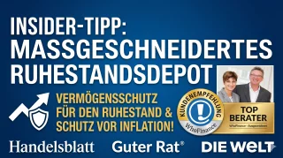 Ihr Ruhestandsplan vom unabhängigen Sachverständigen: Vermögen sichern, Lebensstandard genießen.