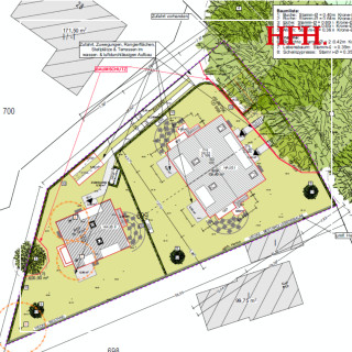 Baugrundstück mit bestehender Baugenehmigung für ein EFH & ein DH in Lemsahl-Mellingstedt