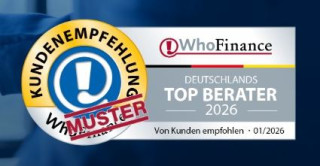 Top Berater Auszeichnungen bei WhoFinance