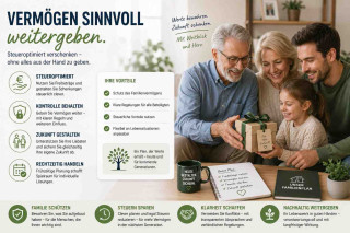 Vermögen sinnvoll weitergeben – steueroptimiert verschenken, ohne sofort alles aus der Hand zu geben