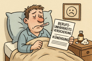 Die Berufsunfähigkeitsversicherung kündigen- und dann ab ins Krankenhaus ???
