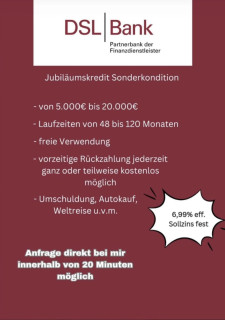 Sonderkondition Privatkredit