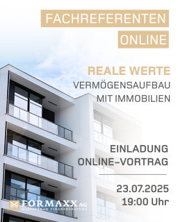 „Reale Werte - Vermögensaufbau mit Immobilien“ - Verbraucherinformationsveranstaltung