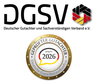 Mitglied im Verband Deutscher Gutachter und Sachverständigen e.V. (DGuSV)