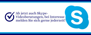 Ab sofort biete ich auch Skype-Videoberatungen an!