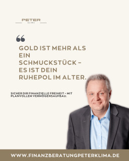 GOLD IST MEHR ALS EIN SCHMUCKSTÜCK – ES IST DEIN RUHEPOL IM ALTER.