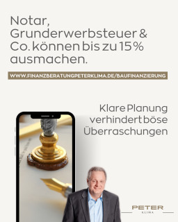 📑 Notar, Grunderwerbsteuer & Co. – oft unterschätzt.
