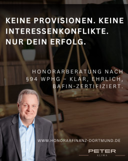 Keine Provisionen. Keine Interessenkonflikte. Nur dein Erfolg.