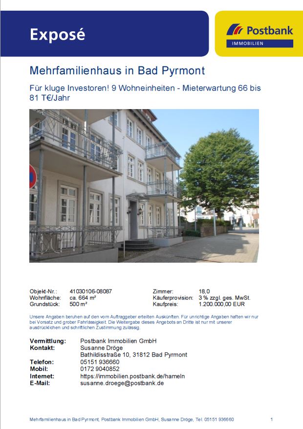 Postbank Finanzberatung AG Hefehof Hameln | WhoFinance
